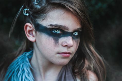 Girl Viking Warrior Warrior Makeup Viking Makeup Viking Face Paint