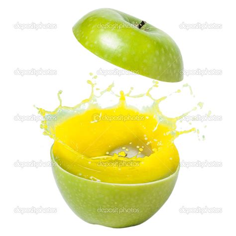 Abstract Apple Juice Splash — Stock Photo © Stnazkul 43791697