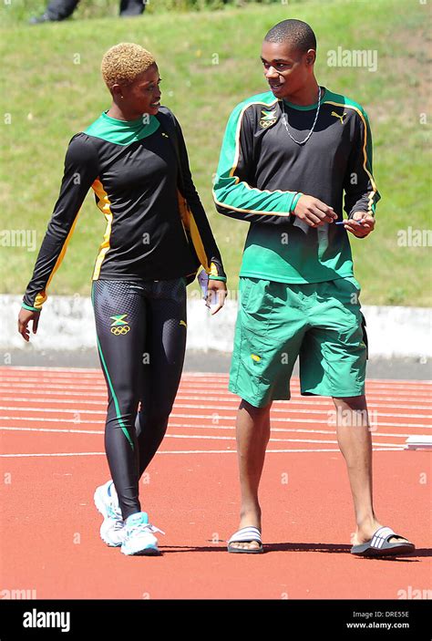 Latoya Greaves And Warren Weir Jamaican Track And Field Team Athletes