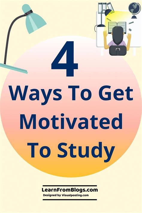 4 Ways To Get Motivated To Study Motivation Howtogetmotivatedtostudy
