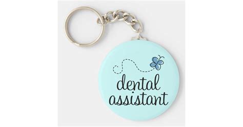 Cute Dental Assistant Keychain Zazzle