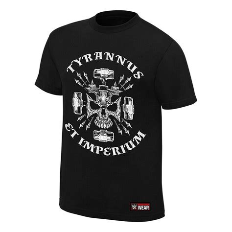 Official Wwe Authentic Triple H Monarch And Authority T Shirt Black