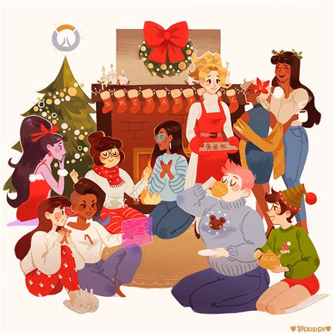 Vickisighi Was Commissioned By Blizzard To Make An Overwatch Holiday