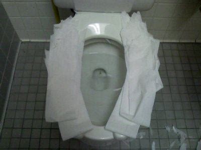 Human Public Bathroom Toilet Paper