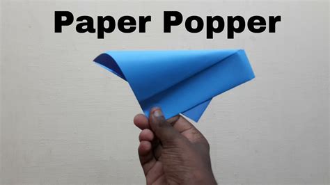 How To Make A Paper Popper Thats Really Loud Very Easy How To Make