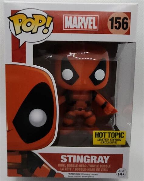 Funko Pop Marvel Stingray Deadpool 156 Ebay