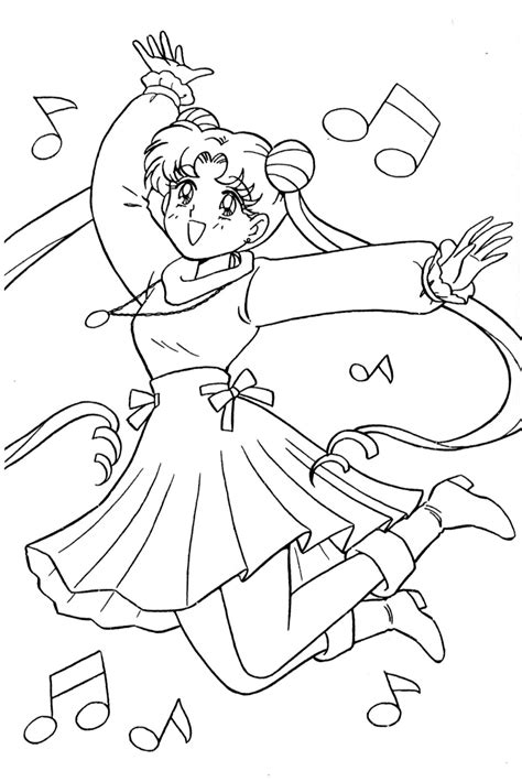 Sailor Moon Coloring Pages For Girls