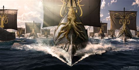 The Artwork Of Kieran Belshaw Danys Targaryen Fleet Got Season 6