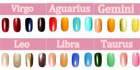 Pick The Right Nail Polish Color Based On Your Zodiac Sign Moms Austin