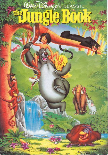 The Jungle Book Movie Poster Postcard Jungle Book Disney Jungle Book