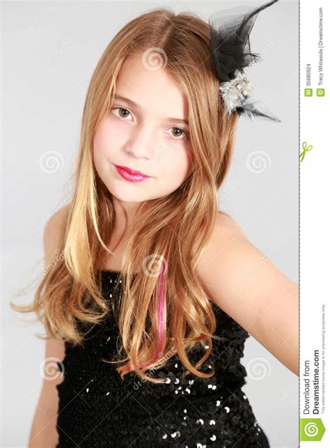 Young Girl In Costume Stock Photo Image Of Hair Closeup