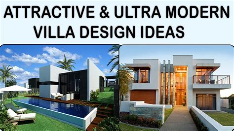 The most noticeable difference between a house and a villa is the size of the building. 15 ATTRACTIVE & ULTRA MODERN VILLA DESIGN IDEAS - YouTube