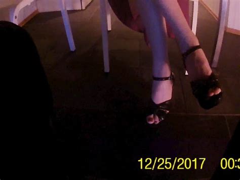 Spicy Shoejob Under The Table During Xmas Dinner Huge Cum