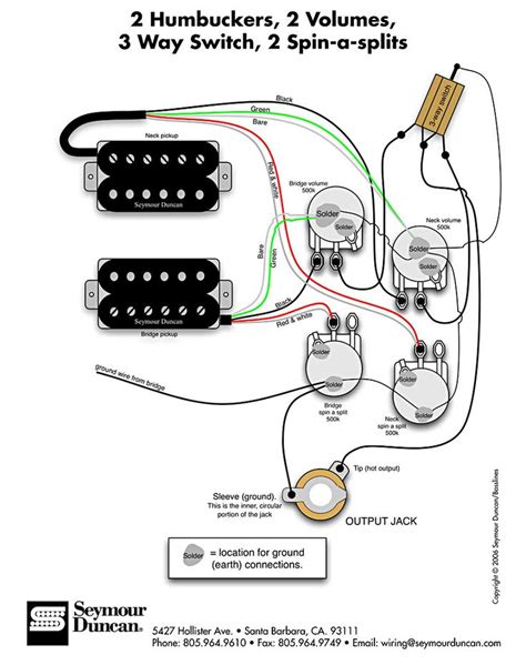 2 Humbucker Reverend Wiring Diagram