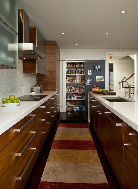 Brilliant Modern Galley Kitchen Contemporary Kitchen Home Renovations