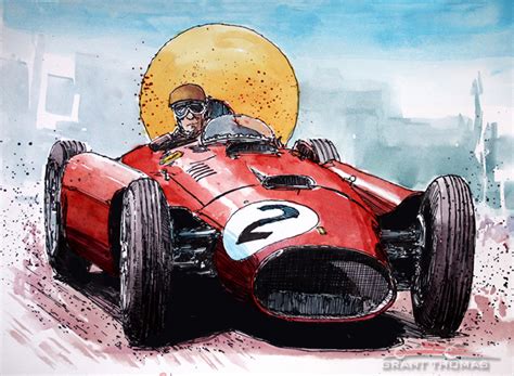 Maybe you would like to learn more about one of these? Ferrari Art of Grant Thomas: Peter Collins / Ferrari D50