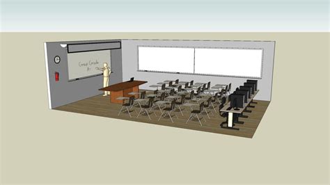 Uni 20 Example Of Classroom 3d Warehouse