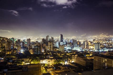 Medellin Night View Colombia Tourism Best Tourist Destinations