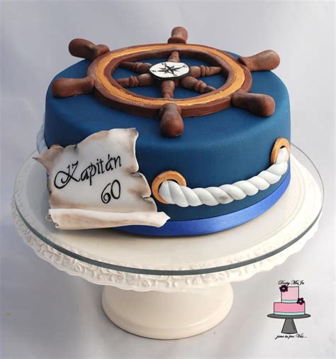 Cake For A Sea Captain Nautical Birthday Cakes Boat Cake Nautical Cake