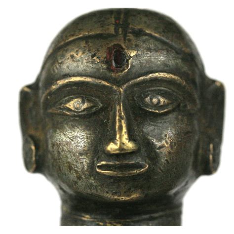 Bronze Sculpture An Indian Solid Bronze Cast Figure Of The Goddess