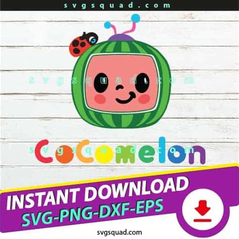 Cocomelon T Shirt Eps Dxf Png Files Cute Cocomelon Monogram Cute Face