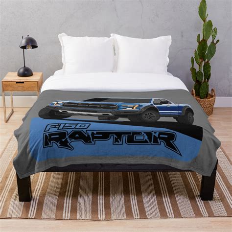 Ford F 150 Raptor Throw Blanket For Sale By Auto Illustrate Redbubble