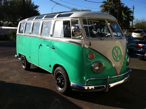 Nice Vw Hippie Van Waynesworld Photography Green Vans Blue Vans My Dream Car Dream Cars