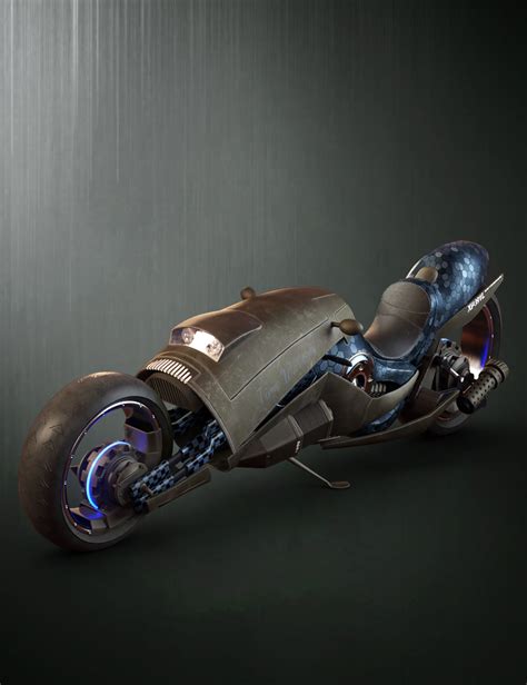 Filled Sci Fi Maglev Motorcycle And Sci Fi Shark Motorcycle Free Daz