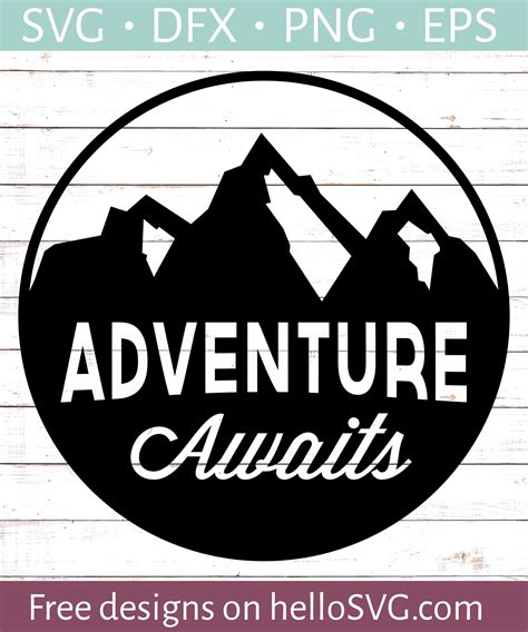 Art & Collectibles Digital download Adventure Awaits Svg Adventure Svg