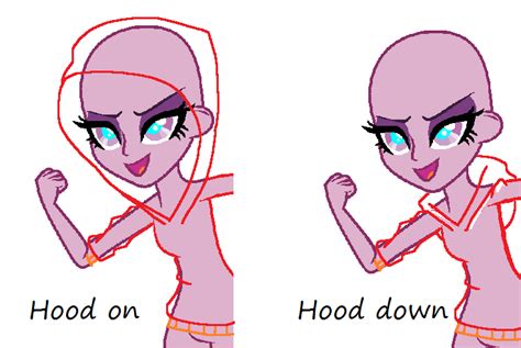 I've just copied the same body stick form (<.<) from my last tutorial and drew over them. Guide to: Drawing Hoodies by ShadowDash1356 on DeviantArt
