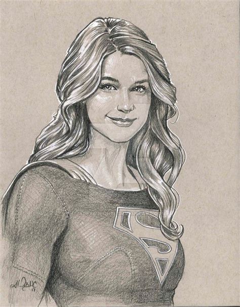 Supergirl Drawings Supergirl By Alexbuechel On Deviantart Supergirl