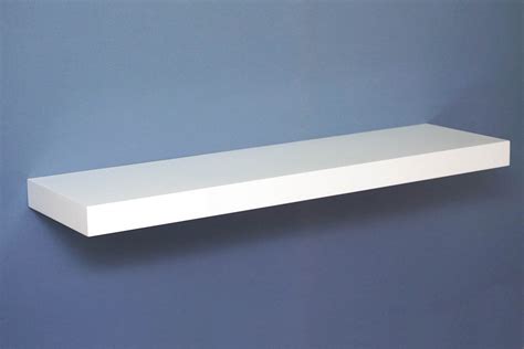 Gloss White Floating Shelf 900x250x50mm Mastershelf