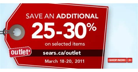 Sears Outlet Save An Extra 25 30 Off March 18 20