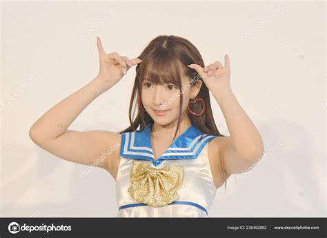 japanese star yua mikami former member japanese idol girl group stock editorial photo