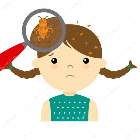 Girl With Head Lice Stock Vector Image By ©sbego 123204840