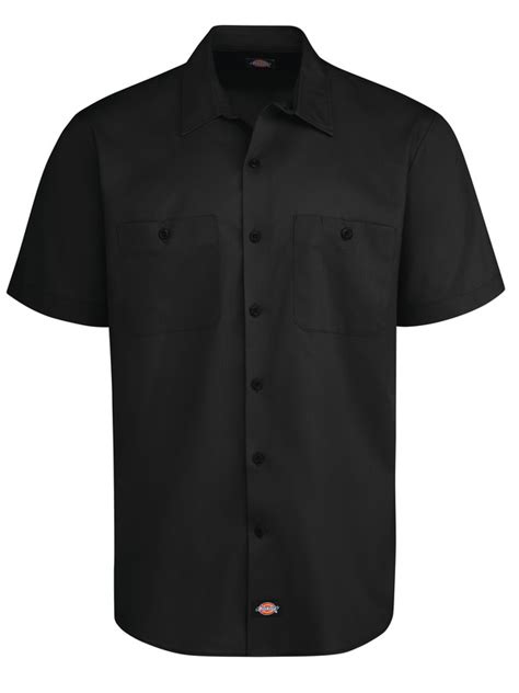 Mens Industrial Worktech Ventilated Short Sleeve Workwear Shirt With
