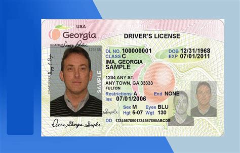 Search Results For Georgia Driver License Psd V1 And V2 Id Card