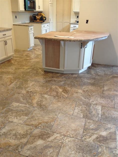 There are, however, a few negatives about vinyl flooring options. Luxury Vinyl - Traditional - Kitchen - san francisco - by Precision Flooring