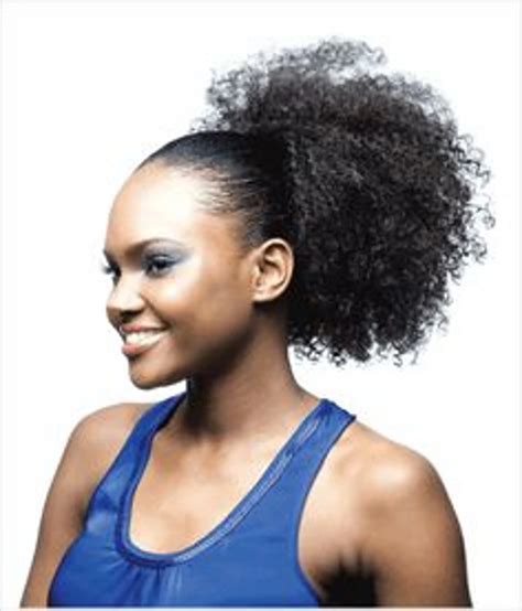 Ponytail Hairstyles For Afro Hair Afro Puff Bubble Ponytails Are Trending On Instagram
