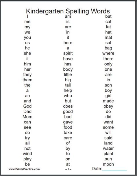 672 Printable Spelling Worksheets ⭐ Easy Spelling Practice Worksheets