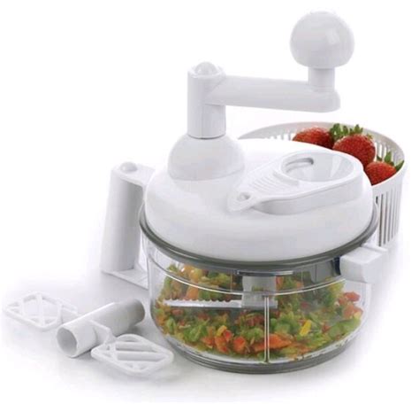 Swift Chopper Manual Food Processor Salad Spinner Blender Etsy