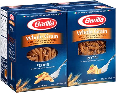 Barilla® Whole Grain Pennerotini Pasta Variety Pack Reviews 2022