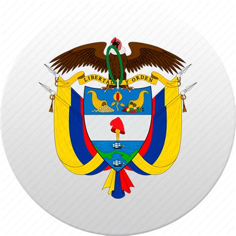 Colombia Columbia Country State State Emblem Icon Download On
