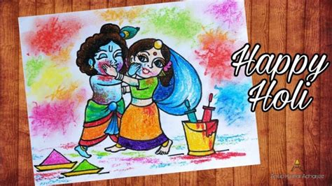 Holi Drawing Easy And Simple With Colour Alixlaautentica