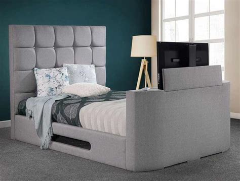 Sweet Dreams Ella Jewell Upholstered Tv Bed Frame Buy Online At
