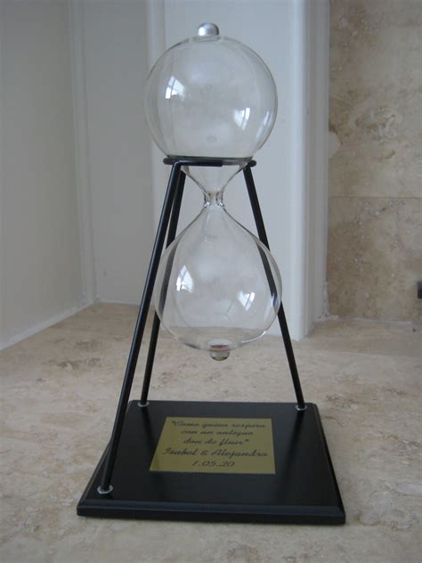 Modern Urn Fillable Hourglass With Stand Etsy