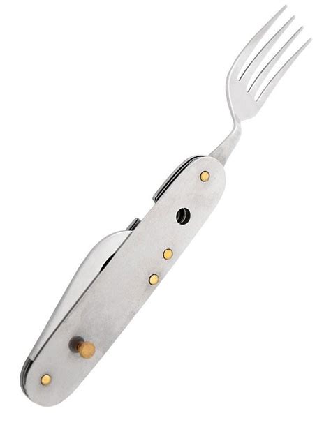 Miltec 14630000 Folding Pocket Cutlery Set 6 In 1 Stainless Steel 14630000