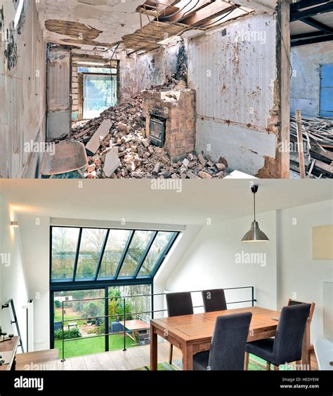 Before And After House Renovation Hi Res Stock Photography And Images