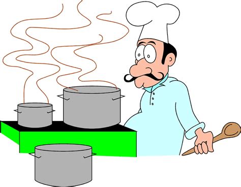 Cooking ranges stove oven kitchen, stove, kitchen, rectangle, cartoon png. Chef | Free Stock Photo | Illustration of a cartoon chef ...