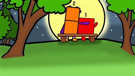 Numberblocks One And Two Love Story Numberblocks Fanmade Coloring Story Youtube